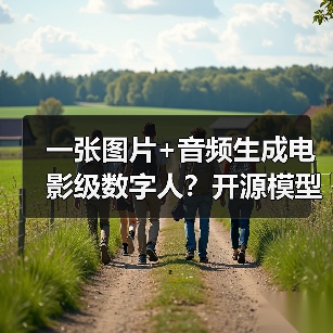 一张图片+音频生成电影级数字人？开源模型如何颠覆创作效率（图4）