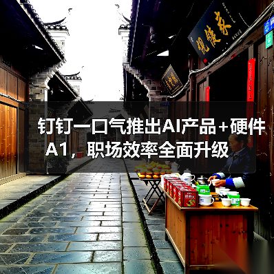 钉钉一口气推出AI产品+硬件A1，职场效率全面升级