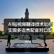 AI短视频翻译技术如何实现多语言配音对口型？（图2）