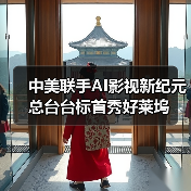 中美联手AI影视新纪元 总台台标首秀好莱坞（图2）