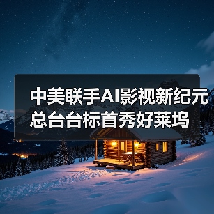 中美联手AI影视新纪元 总台台标首秀好莱坞（图3）