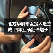 北方华创研发投入近三成 四年业绩翻倍增长