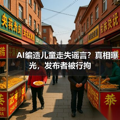 AI编造儿童走失谣言?真相曝光,发布者被行拘(图2) AI编造儿童走失谣言?真相曝光,发布者被行拘(图2)