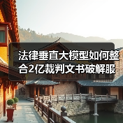 法律垂直大模型如何整合2亿裁判文书破解服务资源难题(图1) 法律垂直大模型如何整合2亿裁判文书破解服务资源难题(图1)
