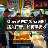 OpenAI或将ChatGPT插入广告,如何平衡收入增长与用户体验?(图1) OpenAI或将ChatGPT插入广告,如何平衡收入增长与用户体验?(图1)