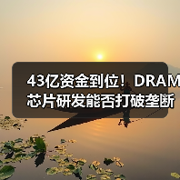 43亿资金到位!DRAM芯片研发能否打破垄断?(图1) 43亿资金到位!DRAM芯片研发能否打破垄断?(图1)
