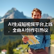AI生成短视频平台上线,全由AI创作引热议(图1) AI生成短视频平台上线,全由AI创作引热议(图1)