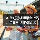AI生成短视频平台上线,全由AI创作引热议(图3) AI生成短视频平台上线,全由AI创作引热议(图3)
