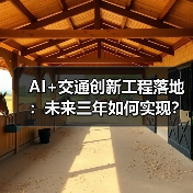 AI+交通创新工程落地:未来三年如何实现?(图1) AI+交通创新工程落地:未来三年如何实现?(图1)