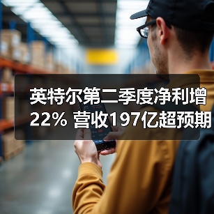 英特尔第二季度净利增22% 营收197亿超预期(图1) 英特尔第二季度净利增22% 营收197亿超预期(图1)