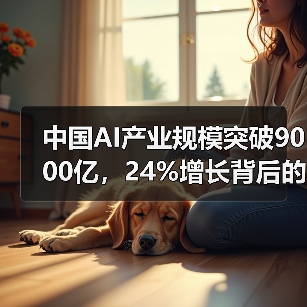 中国AI产业规模突破9000亿,24%增长背后的驱动力是什么?(图2) 中国AI产业规模突破9000亿,24%增长背后的驱动力是什么?(图2)