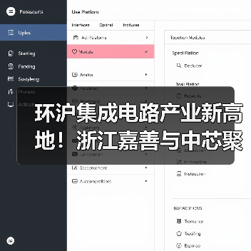 环沪集成电路产业新高地！浙江嘉善与中芯聚源战略合作