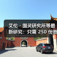 艾伦・图灵研究所等最新研究：只需 250 份恶意文档就能攻破任意体量 AI模型