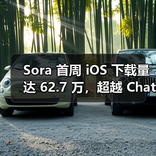 Sora 首周 iOS 下载量达 62.7 万,超越 ChatGPT 首发成绩(图1) Sora 首周 iOS 下载量达 62.7 万,超越 ChatGPT 首发成绩(图1)