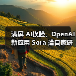 满屏 AI换脸,OpenAI 新应用 Sora 遭自家研究员吐槽(图2) 满屏 AI换脸,OpenAI 新应用 Sora 遭自家研究员吐槽(图2)
