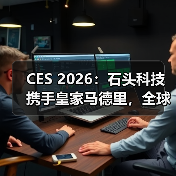CES 2026：石头科技携手皇家马德里，全球首款能扫楼梯的扫地机器人亮相