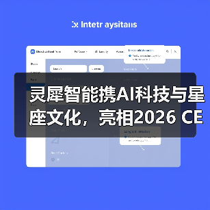 灵犀智能携AI科技与星座文化，亮相2026 CES，展现AI情感陪伴的未来（图2）