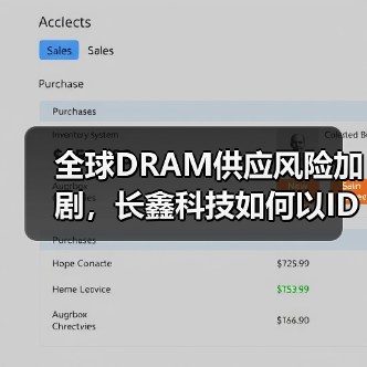 全球DRAM供应风险加剧,长鑫科技如何以IDM模式筑牢国产供应链基底?(图1) 全球DRAM供应风险加剧,长鑫科技如何以IDM模式筑牢国产供应链基底?(图1)