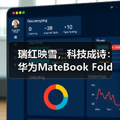 瑞红映雪,科技成诗:华为MateBook Fold非凡大师年末美学与实力双绝(图1) 瑞红映雪,科技成诗:华为MateBook Fold非凡大师年末美学与实力双绝(图1)