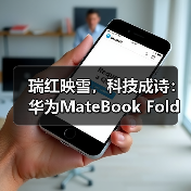 瑞红映雪,科技成诗:华为MateBook Fold非凡大师年末美学与实力双绝(图3) 瑞红映雪,科技成诗:华为MateBook Fold非凡大师年末美学与实力双绝(图3)
