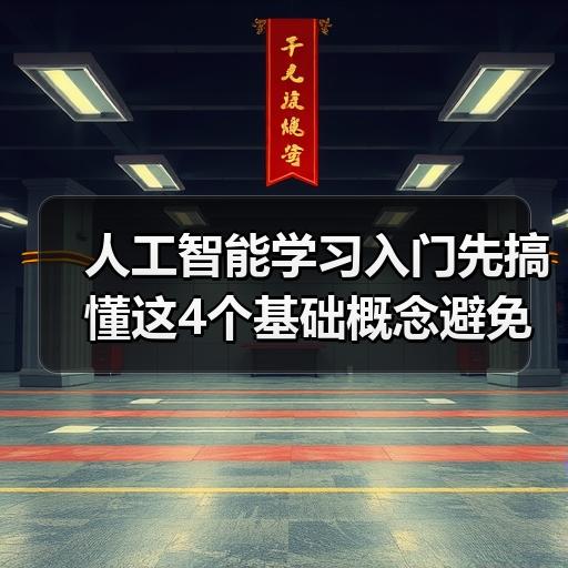 人工智能学习入门先搞懂这4个基础概念避免走弯路