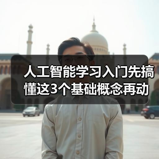 人工智能学习入门先搞懂这3个基础概念再动手