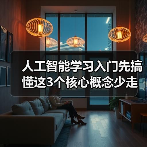 人工智能学习入门先搞懂这3个核心概念少走弯路