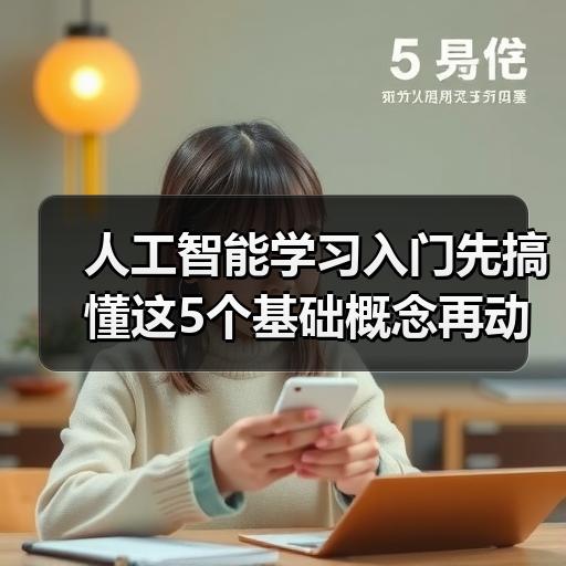人工智能学习入门先搞懂这5个基础概念再动手