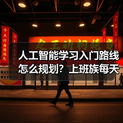 人工智能学习入门路线怎么规划？上班族每天1小时实操方案