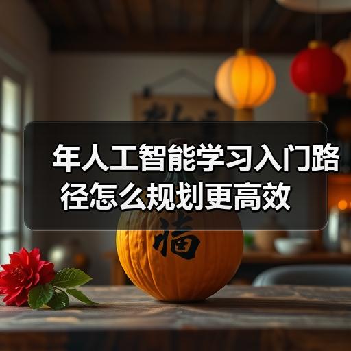 年人工智能学习入门路径怎么规划更高效