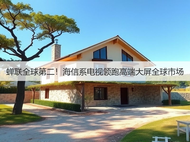 蝉联全球第二！海信系电视领跑高端大屏全球市场
