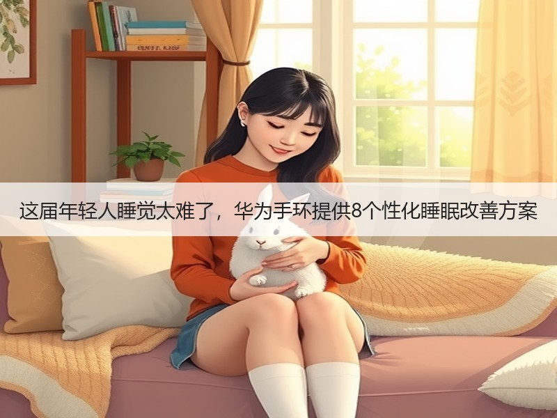 这届年轻人睡觉太难了，华为手环提供8个性化睡眠改善方案