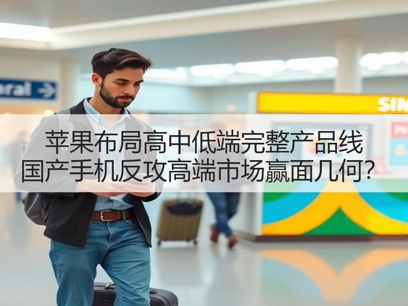 苹果布局高中低端完整产品线 国产手机反攻高端市场赢面几何？