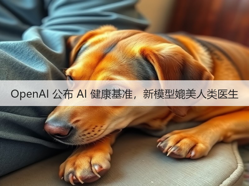 OpenAI 公布 AI 健康基准，新模型媲美人类医生