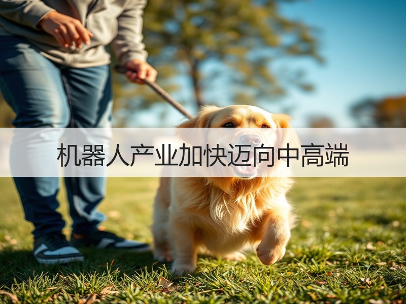机器人产业加快迈向中高端