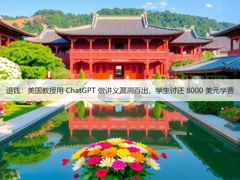 退钱：美国教授用 ChatGPT 做讲义漏洞百出，学生讨还 8000 美元学费
