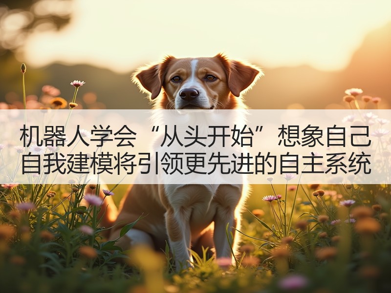 机器人学会“从头开始”想象自己 自我建模将引领更先进的自主系统
