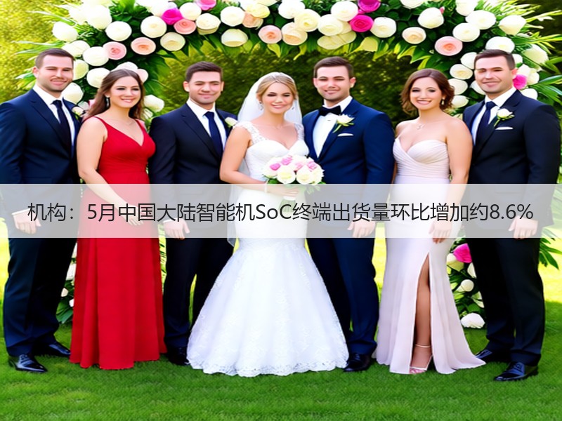 机构：5月中国大陆智能机SoC终端出货量环比增加约8.6%
