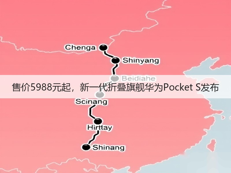 售价5988元起，新一代折叠旗舰华为Pocket S发布