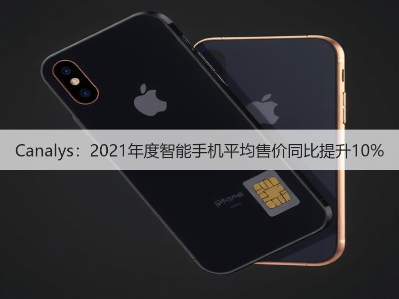 Canalys：2021年度智能手机平均售价同比提升10%