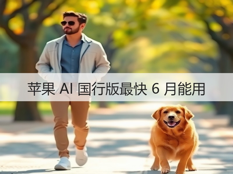 苹果 AI 国行版最快 6 月能用