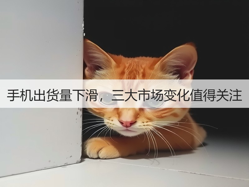 手机出货量下滑，三大市场变化值得关注