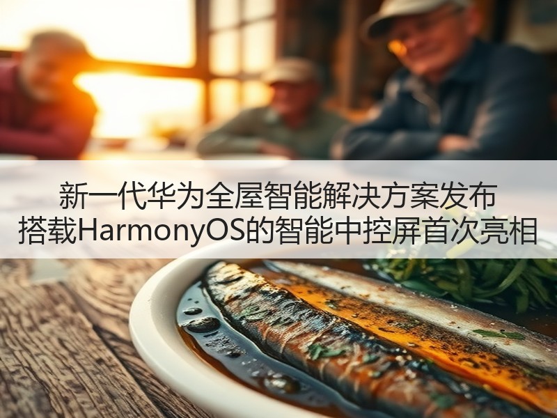 新一代华为全屋智能解决方案发布 搭载HarmonyOS的智能中控屏首次亮相