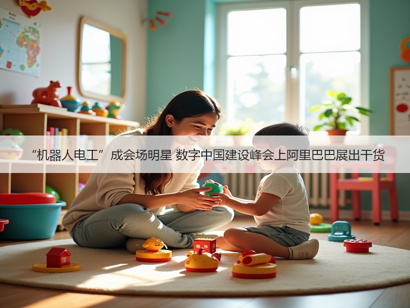 “机器人电工”成会场明星 数字中国建设峰会上阿里巴巴展出干货