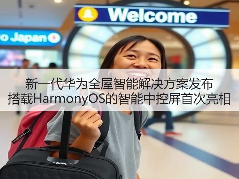 新一代华为全屋智能解决方案发布 搭载HarmonyOS的智能中控屏首次亮相