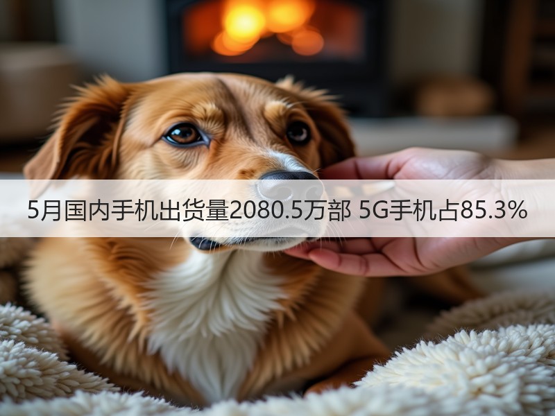 5月国内手机出货量2080.5万部 5G手机占85.3%