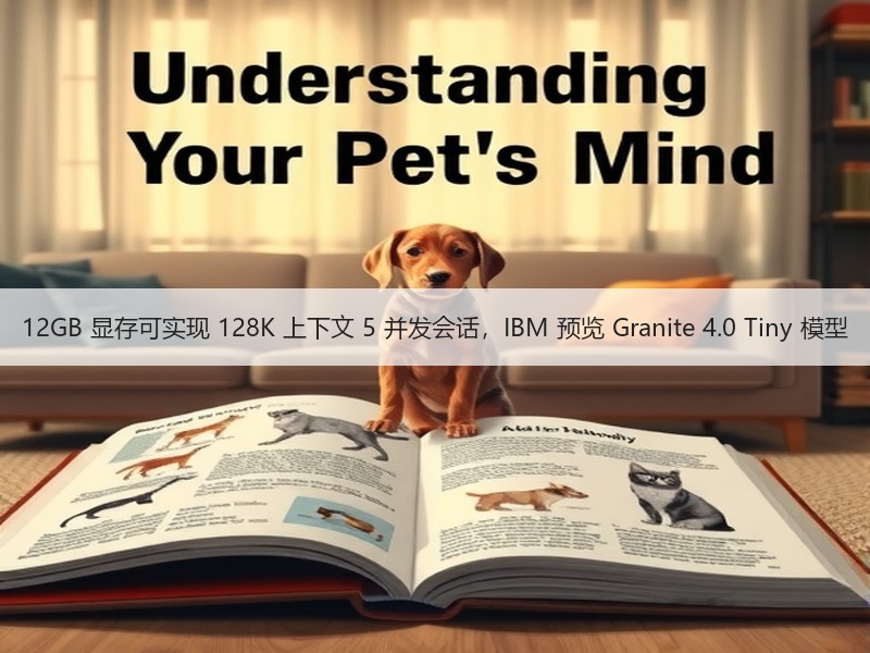 12GB 显存可实现 128K 上下文 5 并发会话，IBM 预览 Granite 4.0 Ti