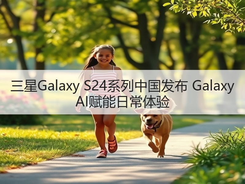 三星Galaxy S24系列中国发布 Galaxy AI赋能日常体验