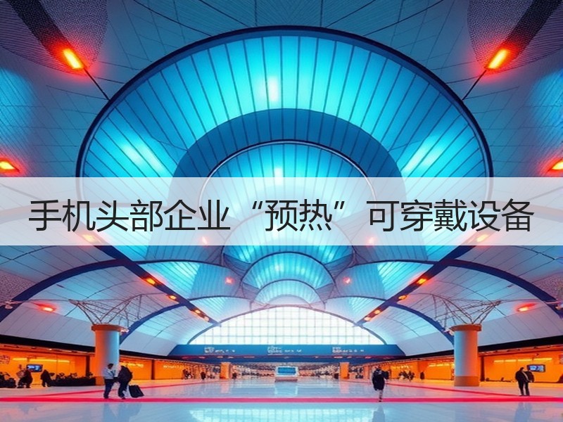 手机头部企业“预热”可穿戴设备