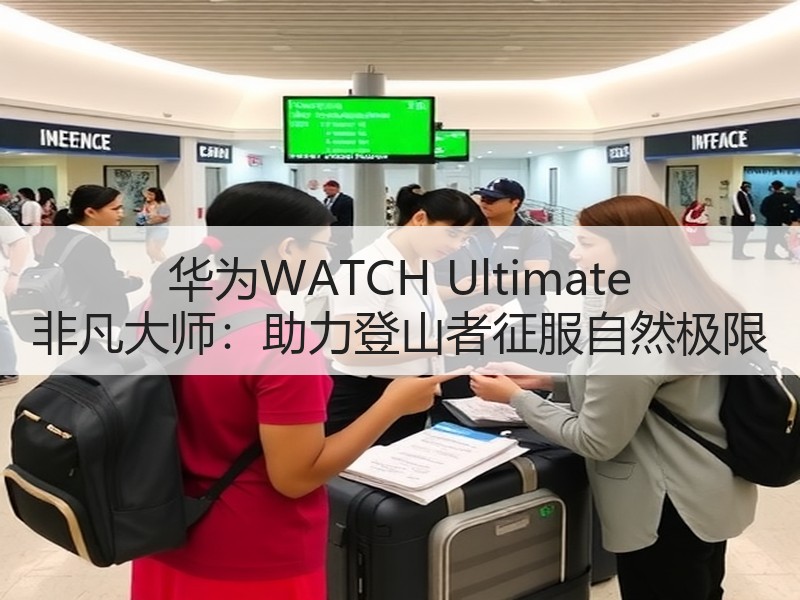 华为WATCH Ultimate 非凡大师：助力登山者征服自然极限